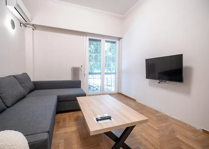 Megaro Mousikis Metro St. 2 Bdrms Apartment By Mps
